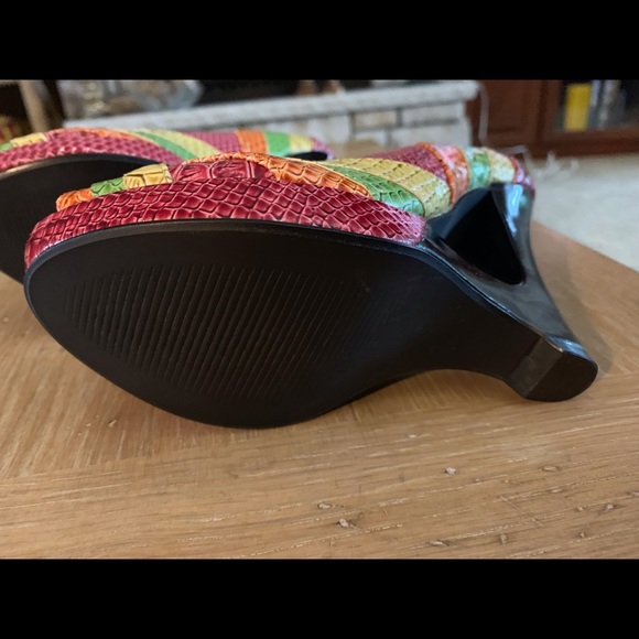 Nadara Multi Color Heels - Picture 4 of 6